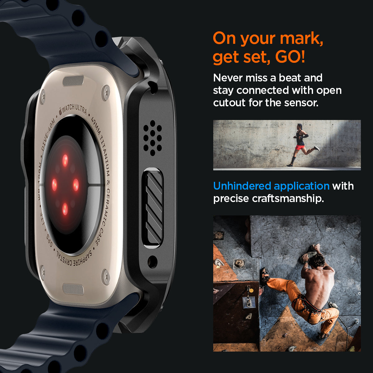 Spigen Apple Watch Ultra 3/2/1 (49mm) Case Tough Armor view 13