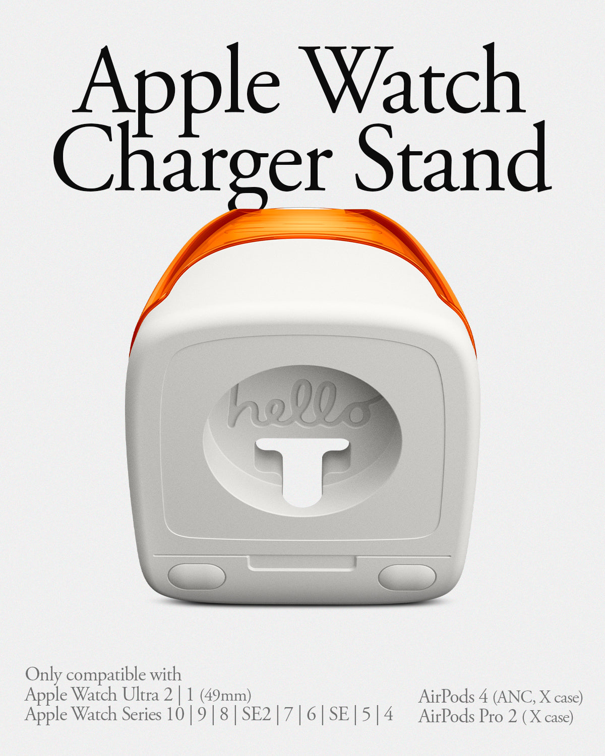 Spigen Classic C1 Apple Watch charger stand - Tangerine - image 16