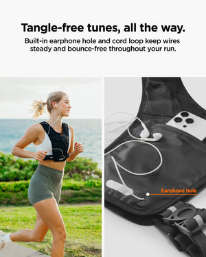 Spigen Running Vest – Dynamic Shield A720 — Black L–XL, fit, construction or use view 25