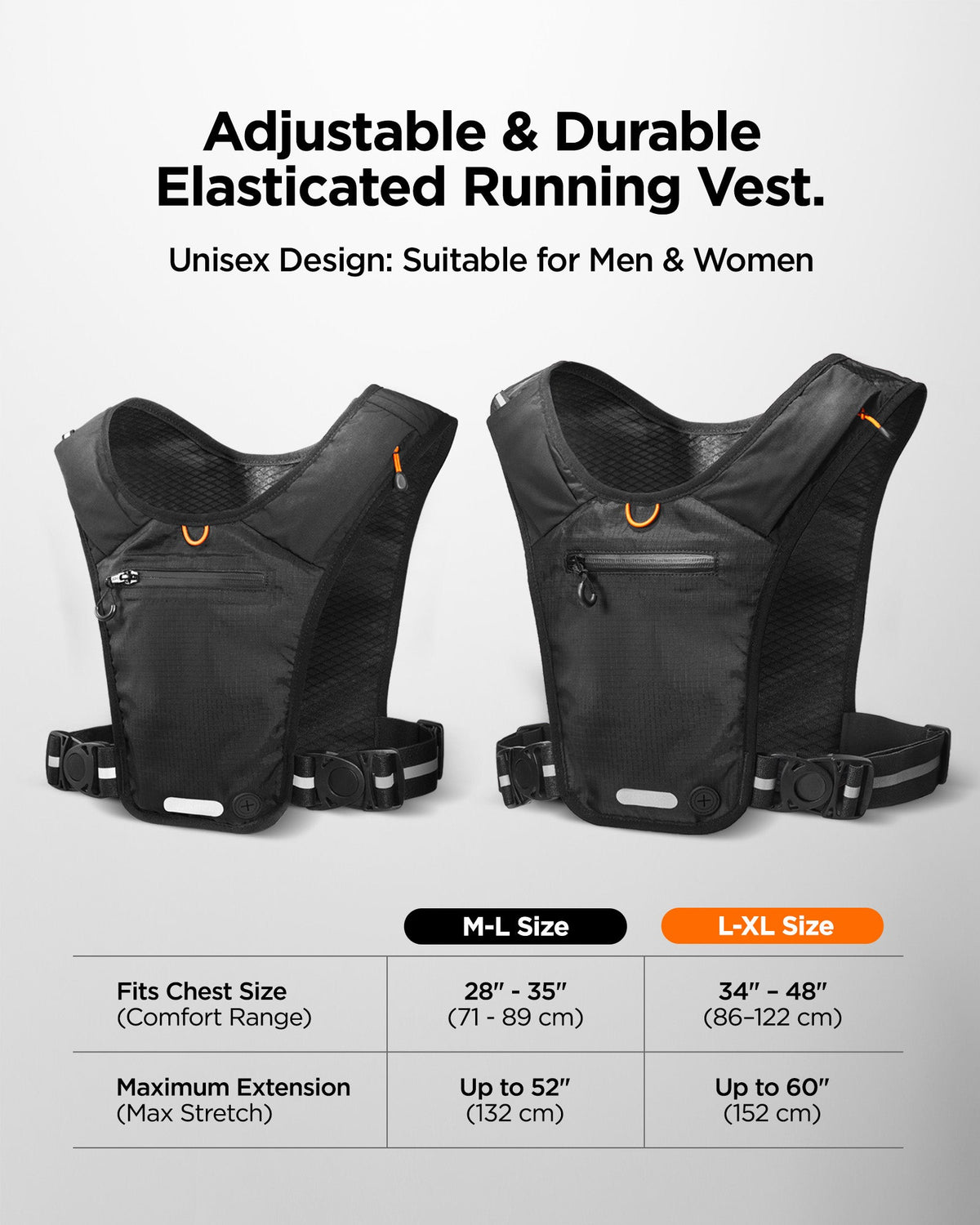 Spigen Running Vest – Dynamic Shield A720 — Black L–XL, fit, construction or use view 28