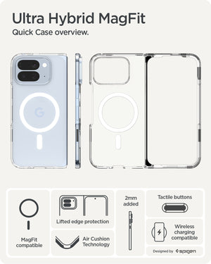 Spigen Pixel 10 Pro Fold Case Ultra Hybrid Metal Ring (MagFit) view 3