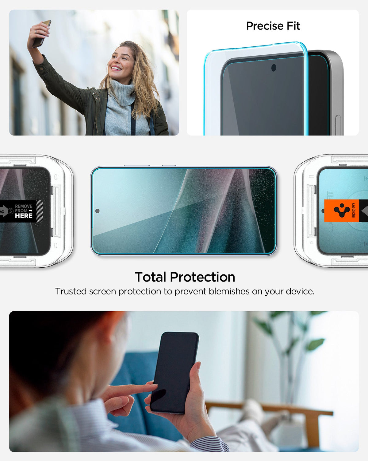 Spigen Samsung Galaxy S25 Edge Screen Protector GLAS.tR EZ Fit Pro [2 Pack] view 15