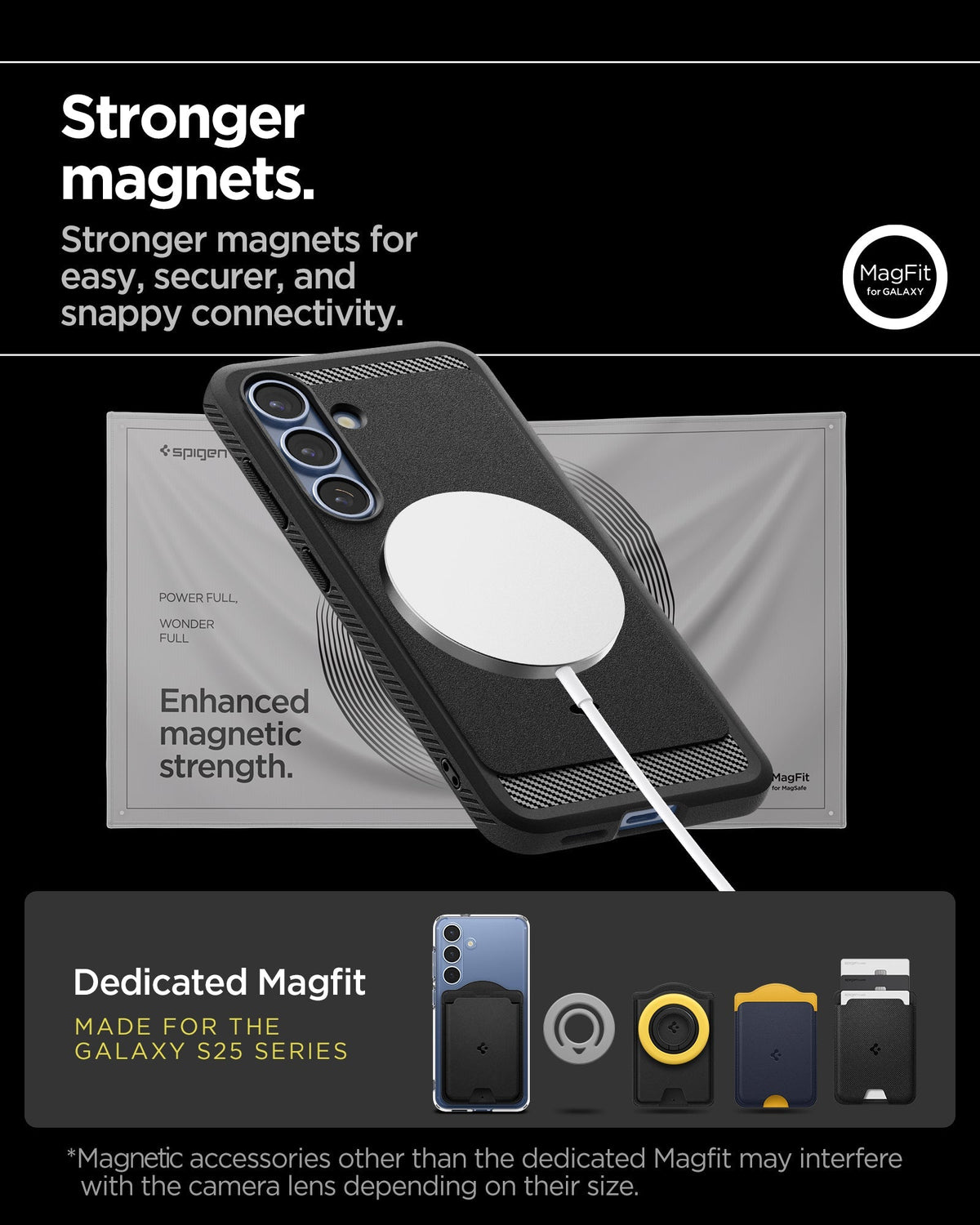 Spigen Galaxy S25 Case Rugged Armor (MagFit) view 17