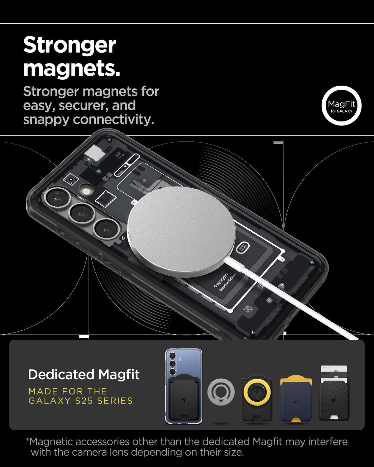 Spigen Galaxy S25 Case Ultra Hybrid MagFit Zero One view 15
