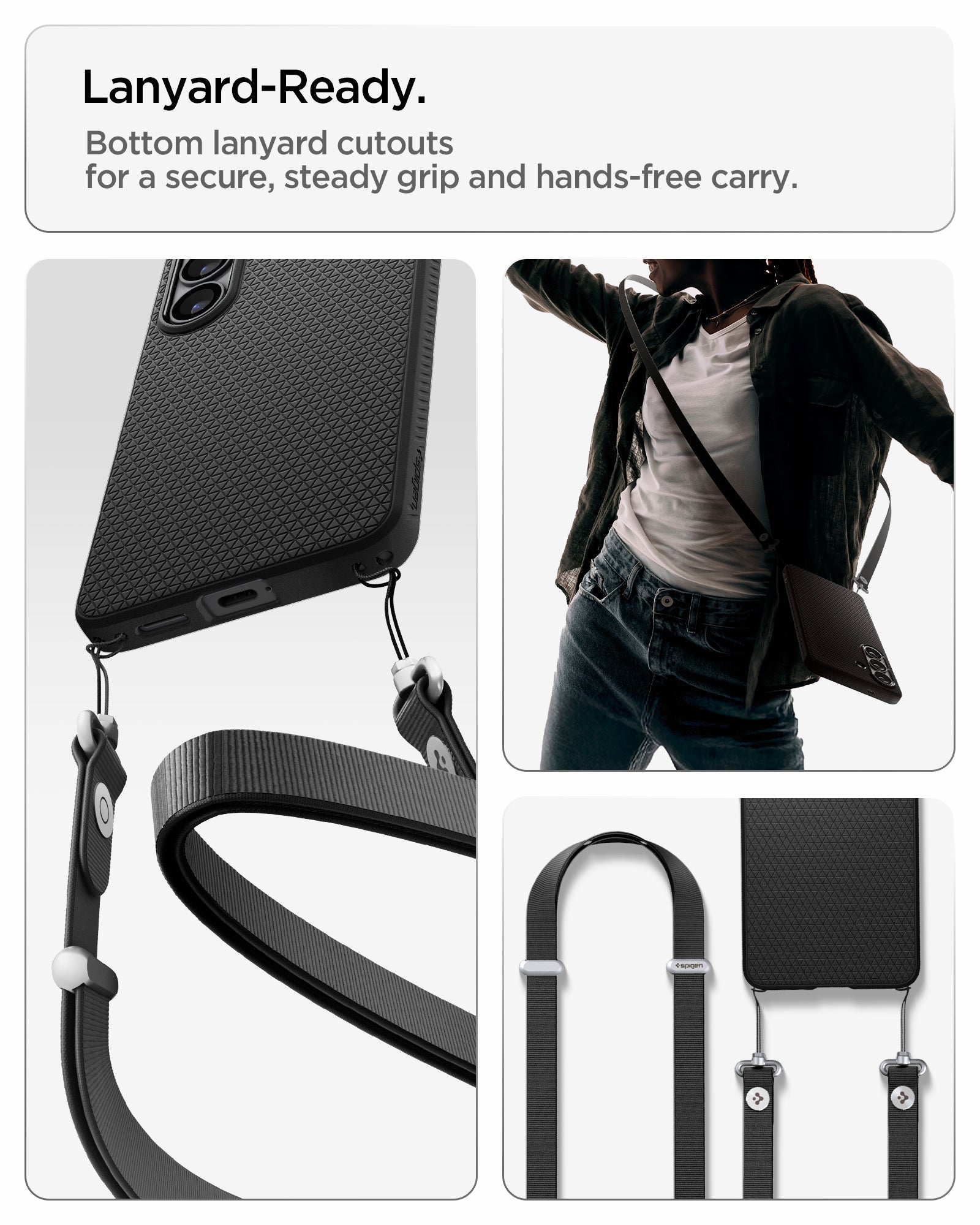 Spigen Galaxy S26 Plus Case – Liquid Air – Matte Black – product image 21