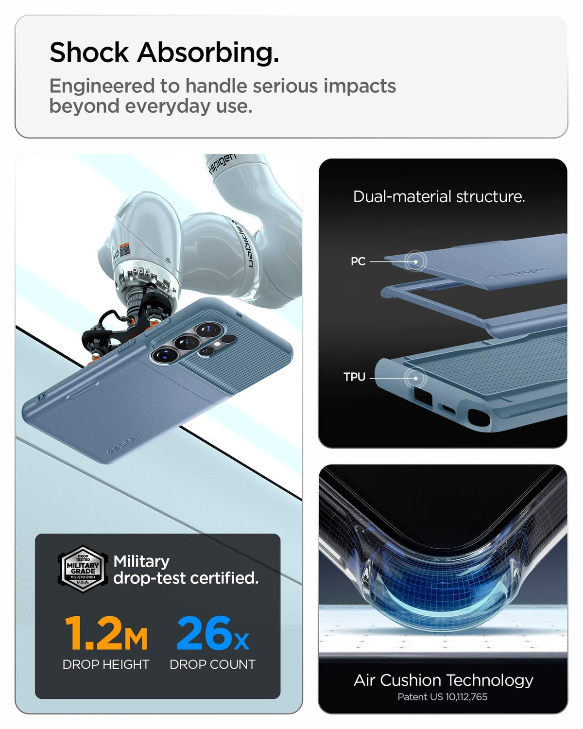 Spigen Slim Armor CS Galaxy S26 Ultra Air Cushion protection