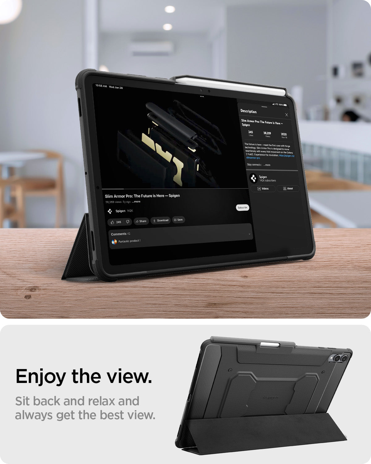 Spigen Galaxy Tab S11 Tablet Case Rugged Armor Pro view 16