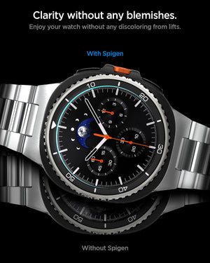 Spigen Galaxy Watch 8 Classic (46mm) Screen Protector GLAS.tR EZ Fit (2 Pack) view 10