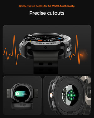 Spigen Galaxy Watch 8 Classic (46mm) Case Rugged Armor view 14