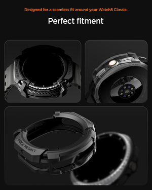 Spigen Galaxy Watch 8 Classic (46mm) Case Rugged Armor view 15