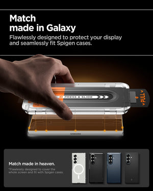 Spigen Galaxy Z Fold 8 Ultra Screen Protector - Glas.tR EZ Fit Pro HD (2 Pack) - Crystal Clear - image 13