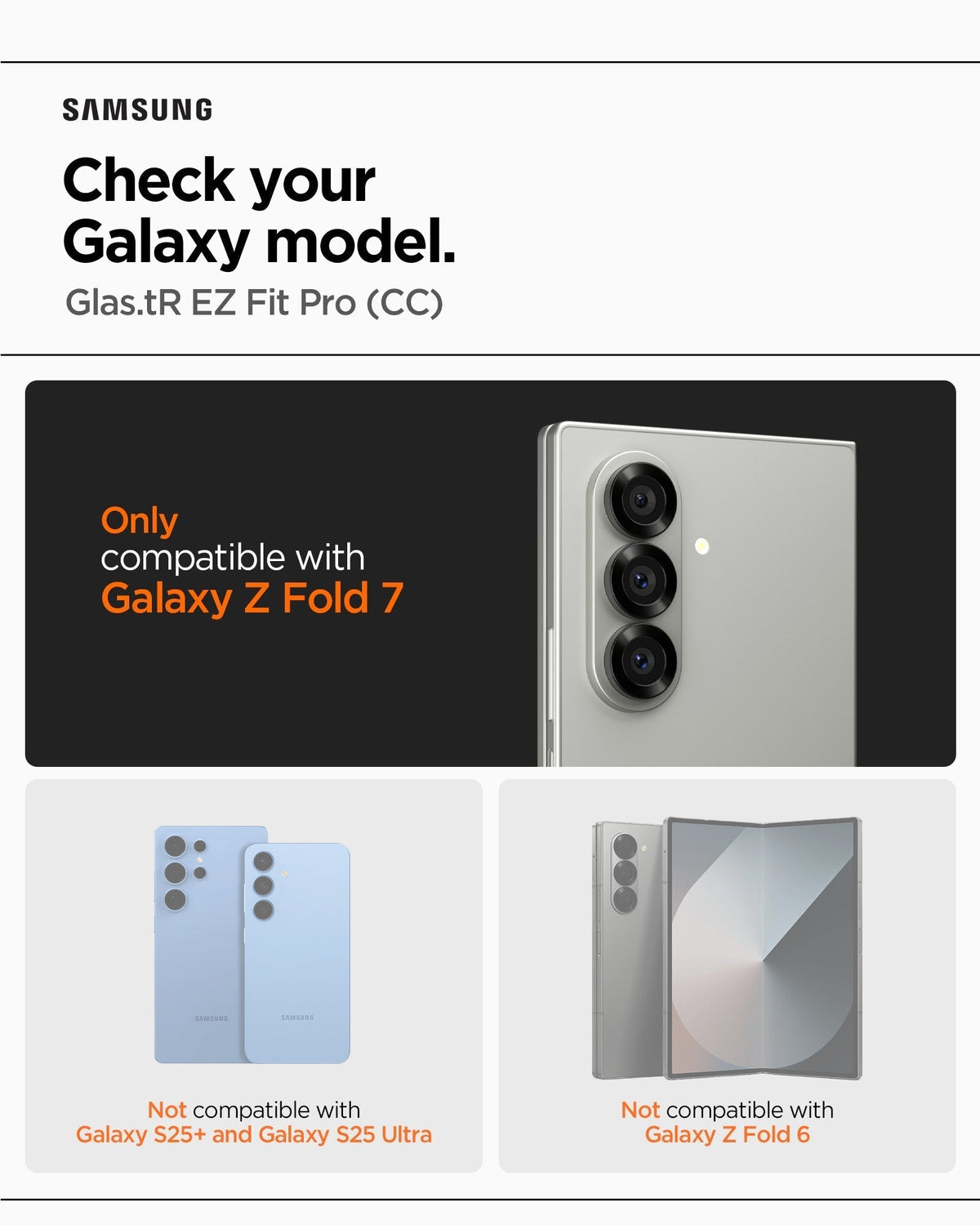 Spigen Galaxy Z Fold 8 Ultra Screen Protector - Glas.tR EZ Fit Pro HD (2 Pack) - Crystal Clear - image 6