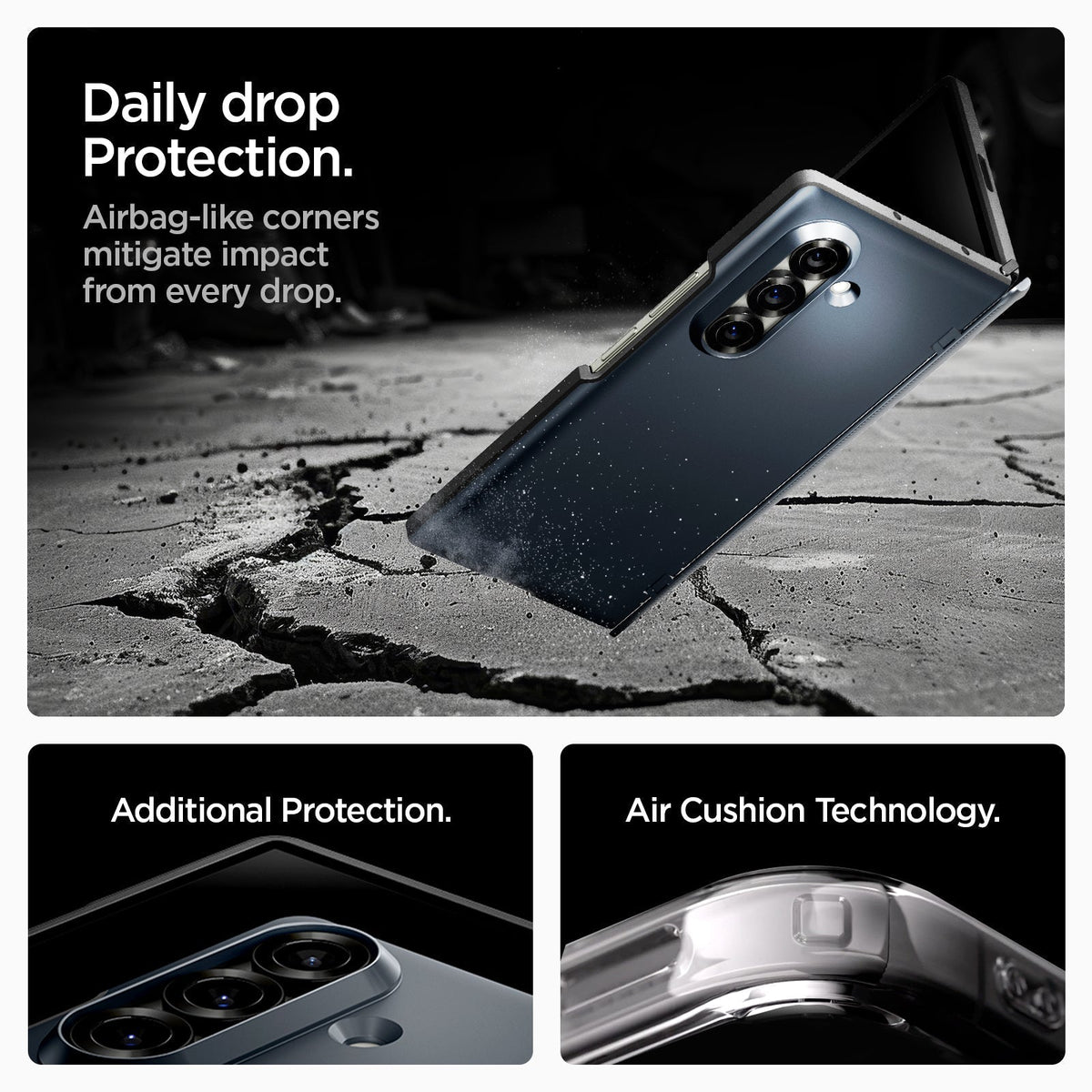 Spigen Galaxy Z Fold 7 Case – Slim Armor Pro (MagFit) – Metal Slate – product image 18