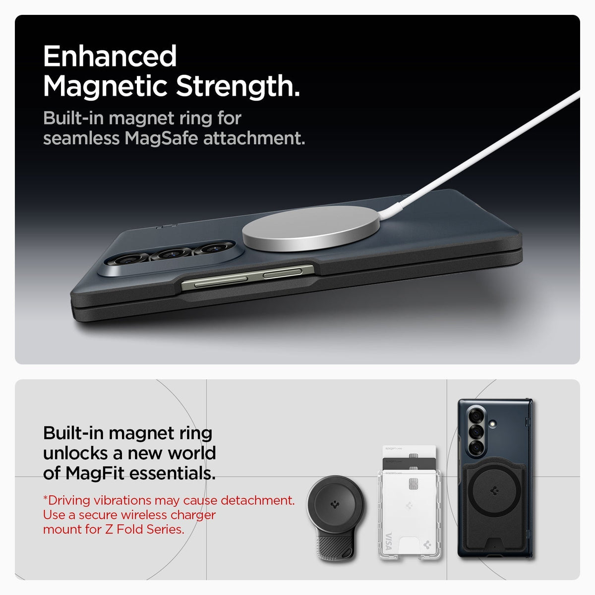 Spigen Galaxy Z Fold 7 Case – Slim Armor Pro (MagFit) – Metal Slate – product image 19