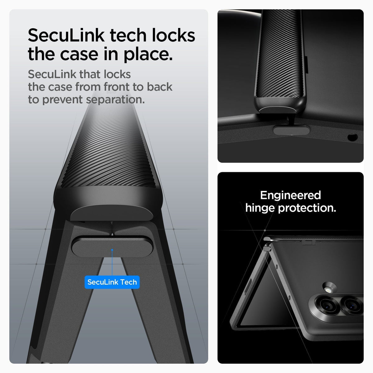 Spigen Galaxy Z Fold 7 Case – Slim Armor Pro (MagFit) – Black – product image 20