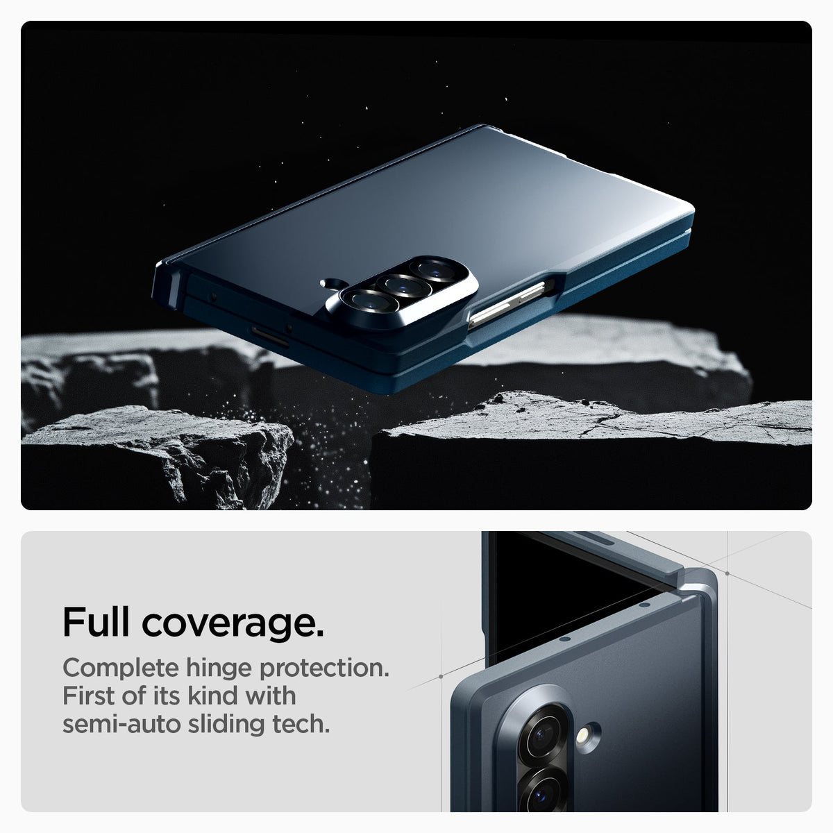 Spigen Galaxy Z Fold 7 Case – Tough Armor Pro (MagFit) – Metal Slate – product image 11