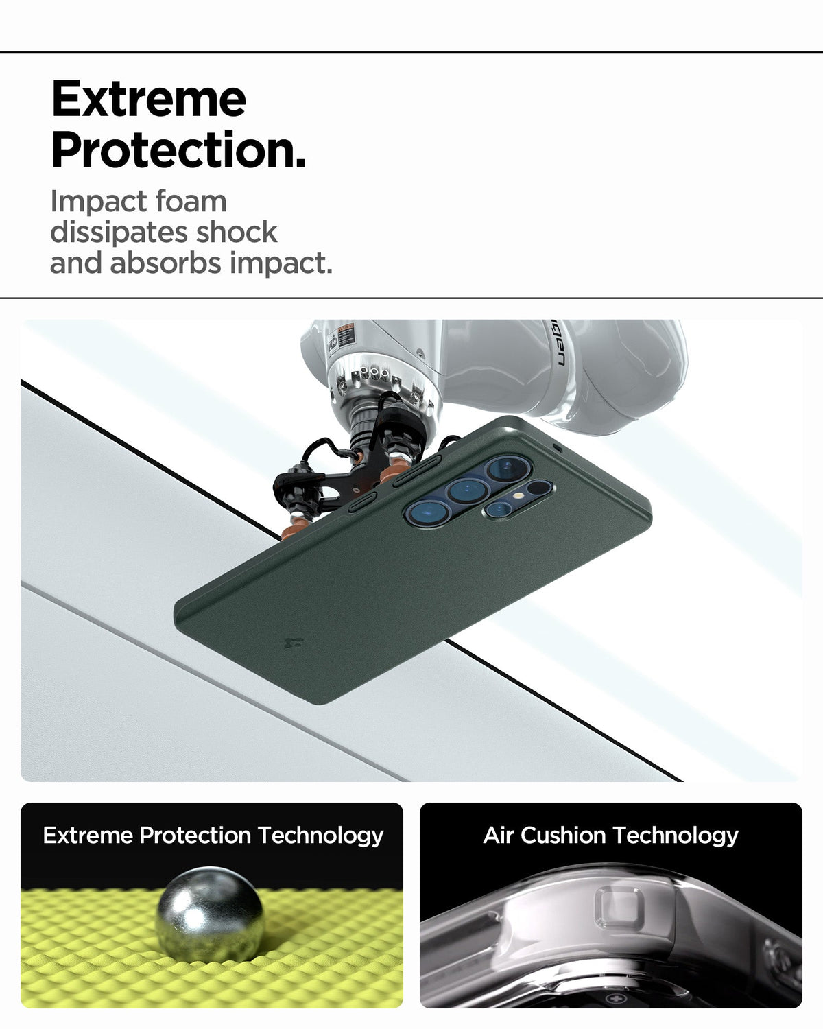 Spigen Galaxy S25 Ultra Case - Thin Fit MagFit – Abyss Green – product image 16