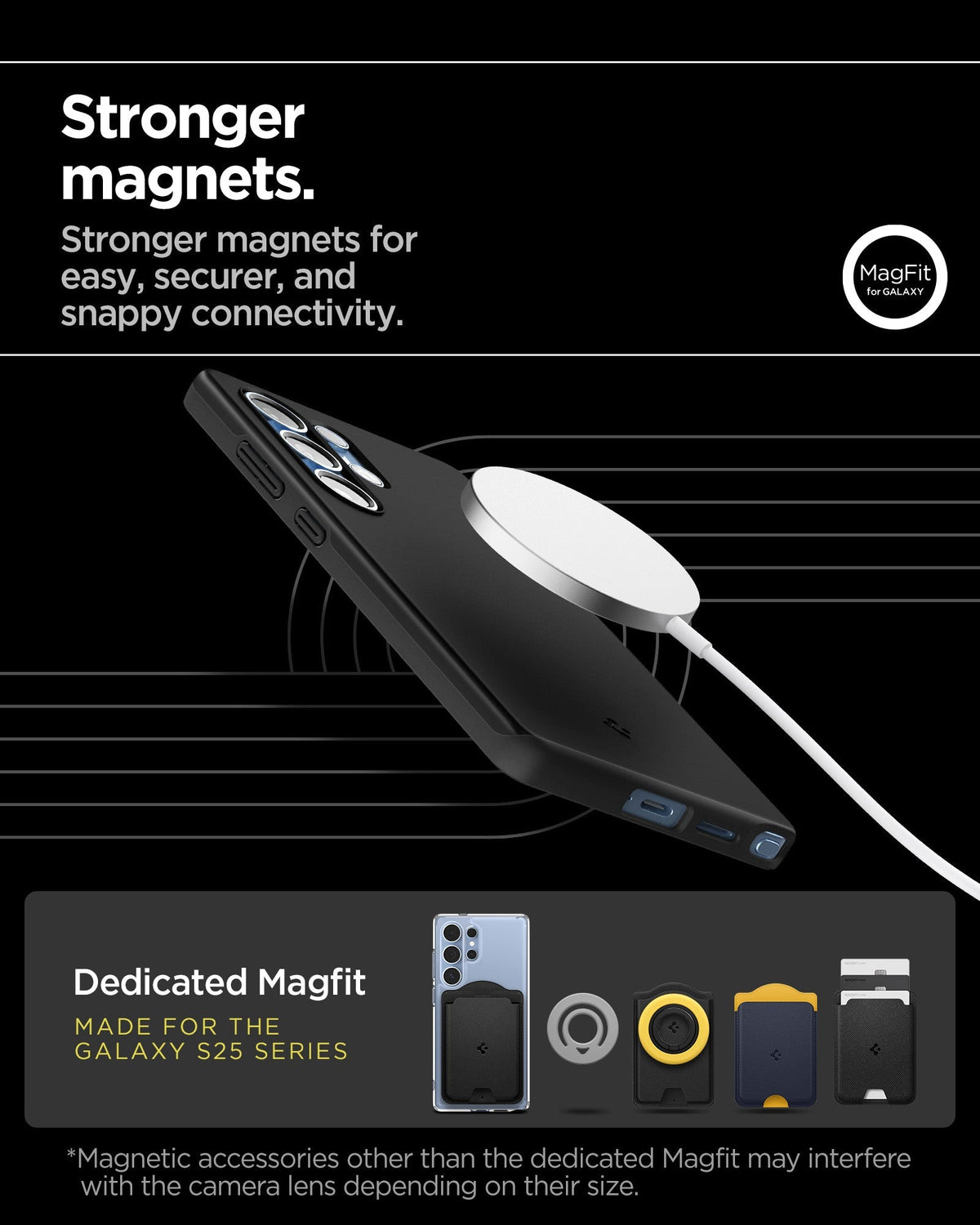 Spigen Galaxy S25 Ultra Case - Thin Fit MagFit – Black – product image 18