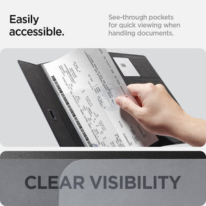 Spigen Car Registration & Insurance Holder Accessory Slim Document Wallet for Tesla Model 3/Y/S/X & Cybertruck view 9