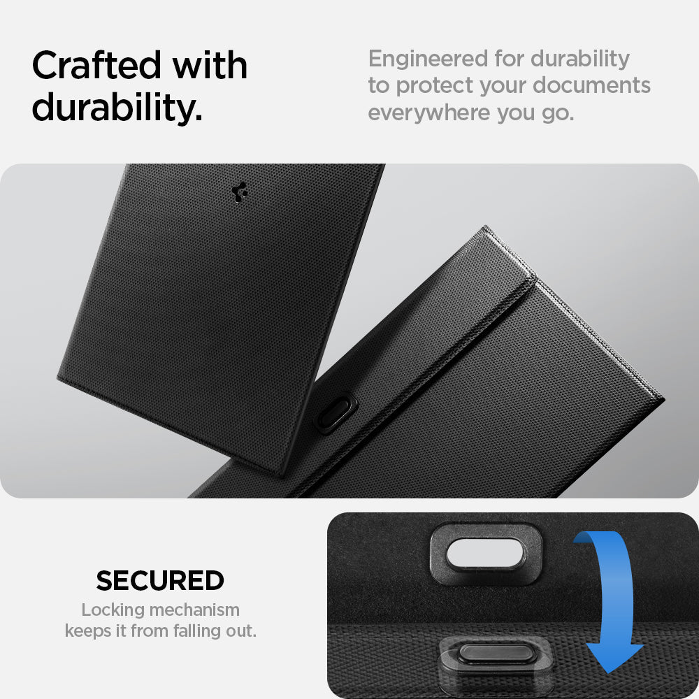Spigen Car Registration & Insurance Holder Accessory Slim Document Wallet for Tesla Model 3/Y/S/X & Cybertruck view 11