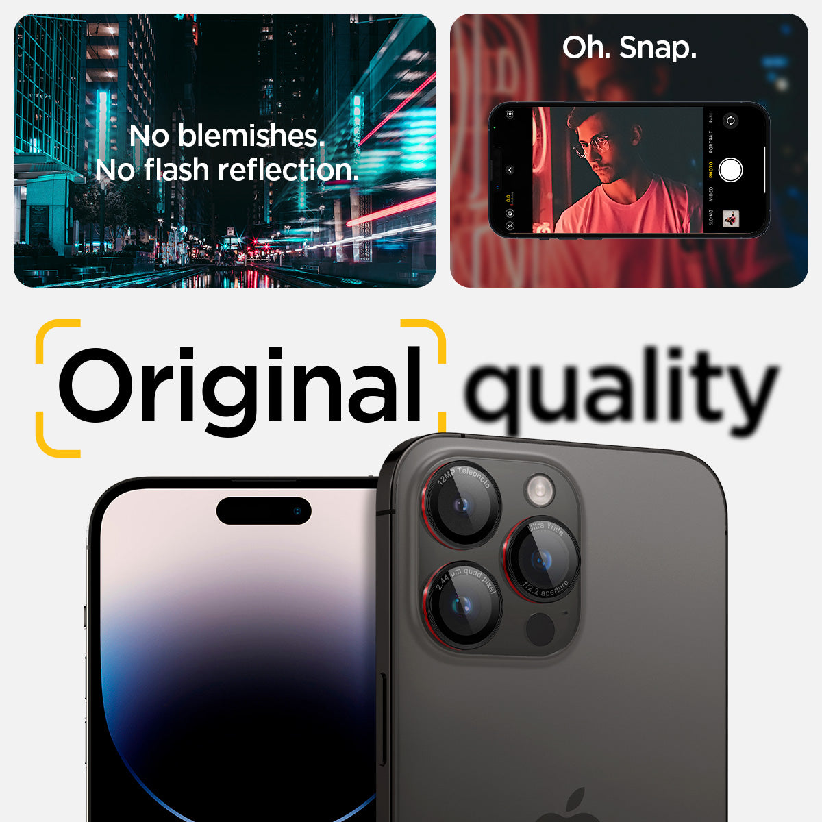 Spigen iPhone 15 Pro Max / 15 Pro Lens Protector – Optik Pro EZ Fit – L-Series product image 10