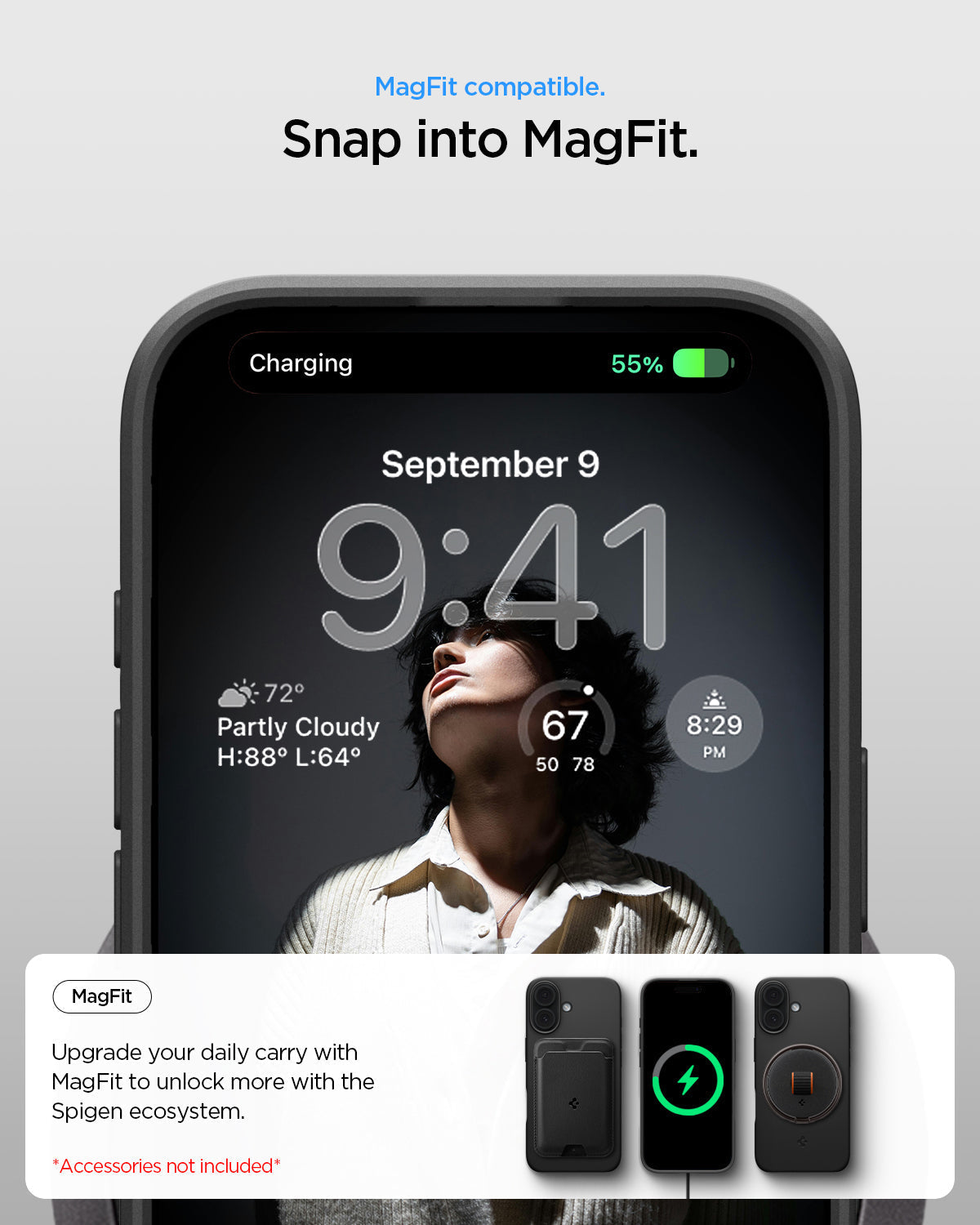 Spigen iPhone 17 Case Thin Fit (MagFit) view 17
