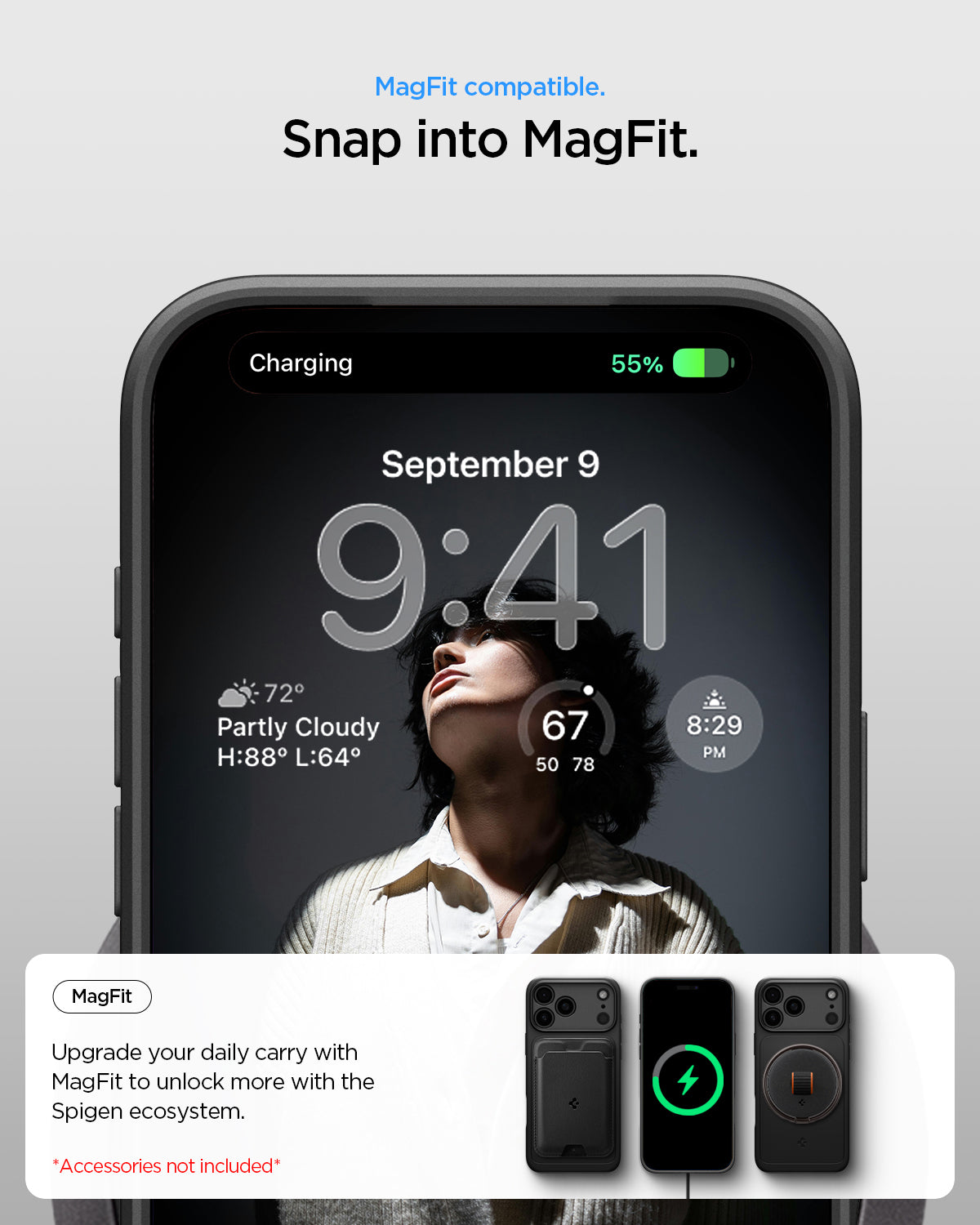 Spigen iPhone 17 Pro Max Case Thin Fit (MagFit) view 17