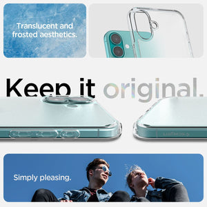 Spigen iPhone 16 Plus Case – Ultra Hybrid – Frost Clear – detail image 4