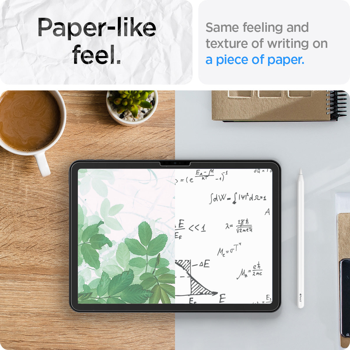 Spigen iPad Air 11-inch (2024–2026) Screen Protector Paper Touch EZ Fit (1 Pack) view 9
