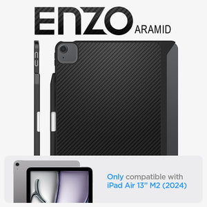 Spigen iPad Air 13-inch Tablet Case Enzo Aramid MagFit view 17