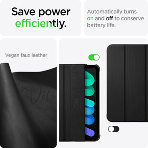 Spigen iPad Mini 7 / 6 Tablet Case Liquid Air Folio view 13