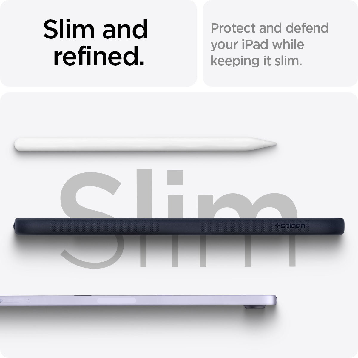 Spigen iPad Mini 7 / iPad Mini 6 Case – Nano Pop – Blueberry Navy – product detail image 12