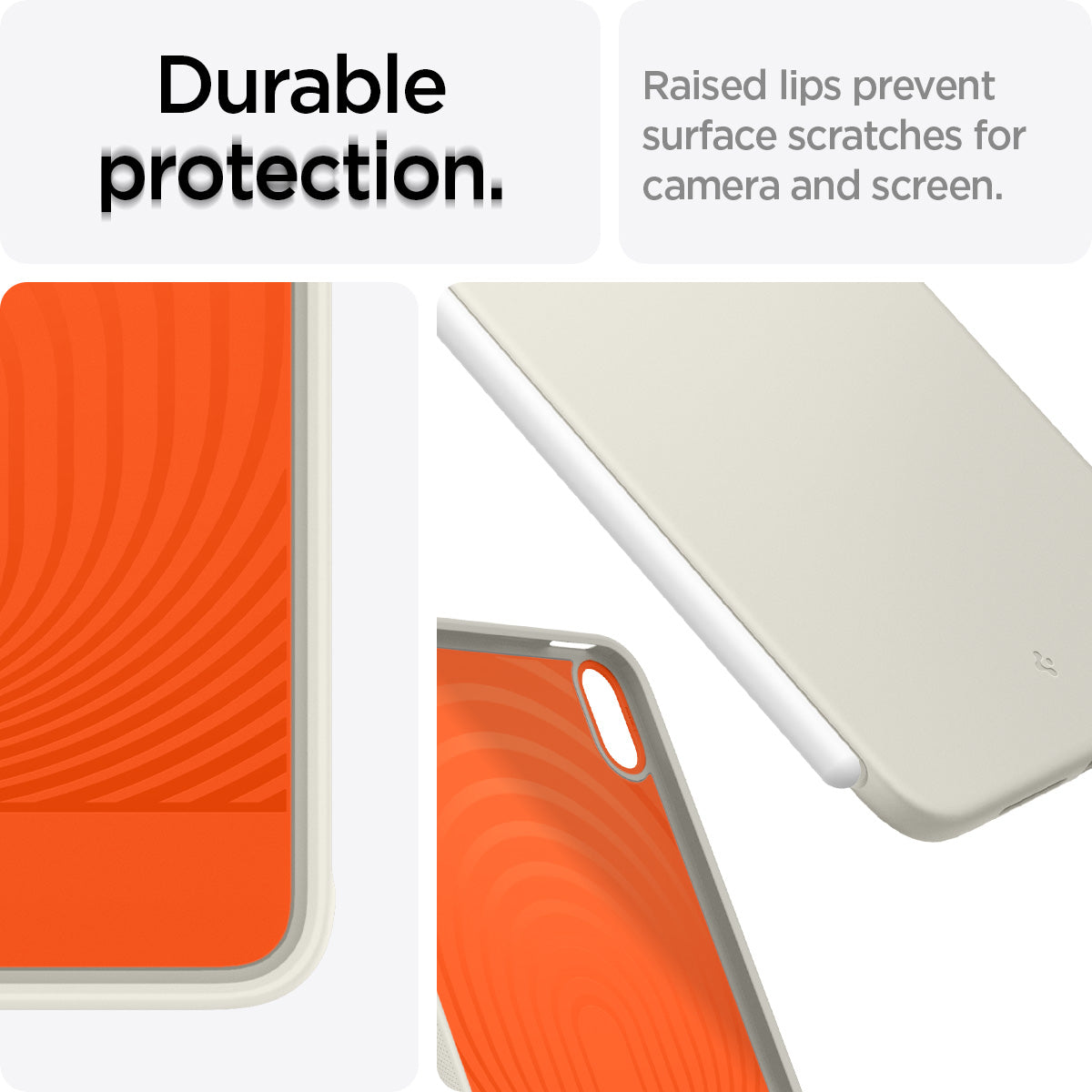 Spigen iPad Mini 7 / iPad Mini 6 Case – Nano Pop – Orange Beige – product detail image 8