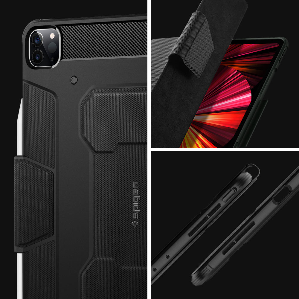 Spigen iPad Pro 11” (2022/2021/2020/2018) Tablet Case Rugged Armor Pro view 12