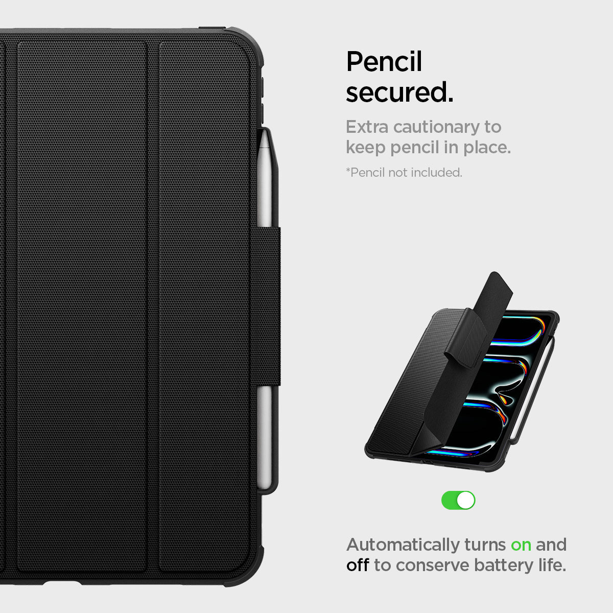 Spigen iPad Pro 11” (2025/2024) Tablet Case Rugged Armor Pro view 17