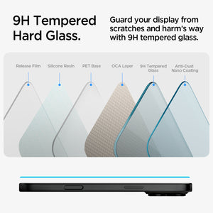 Spigen iPhone 16 Plus / iPhone 15 Plus Screen Protector – GLAS.tR EZ Fit (2 Pack) – Clear – product image 4