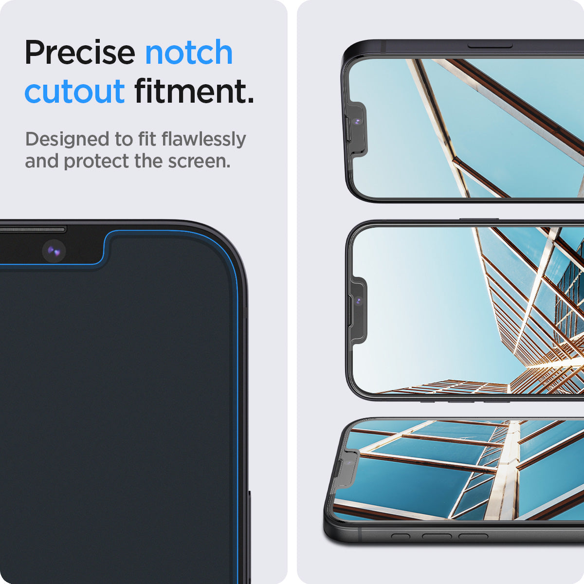 Spigen iPhone 17e / 16e Screen Protector GLAS.tR EZ Fit (2 Pack) view 4