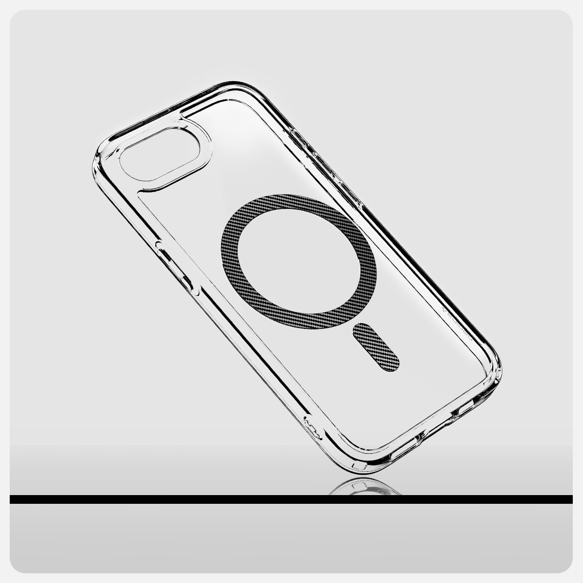 Spigen iPhone 17e and iPhone 16e Case – Ultra Hybrid MagFit – Carbon Fiber – detail image 9