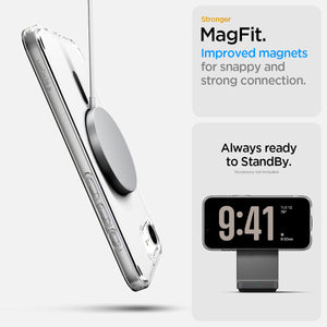 Spigen iPhone 17e and iPhone 16e Case – Ultra Hybrid MagFit – Carbon Fiber – detail image 11