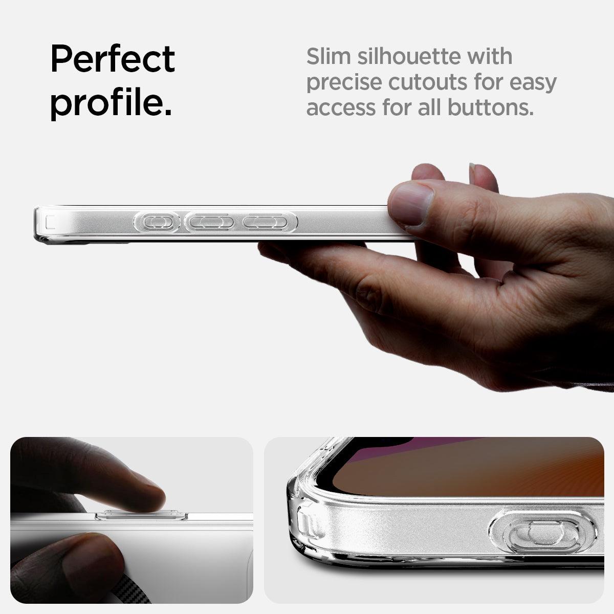 Spigen iPhone 17e and iPhone 16e Case – Ultra Hybrid MagFit – Carbon Fiber – detail image 13