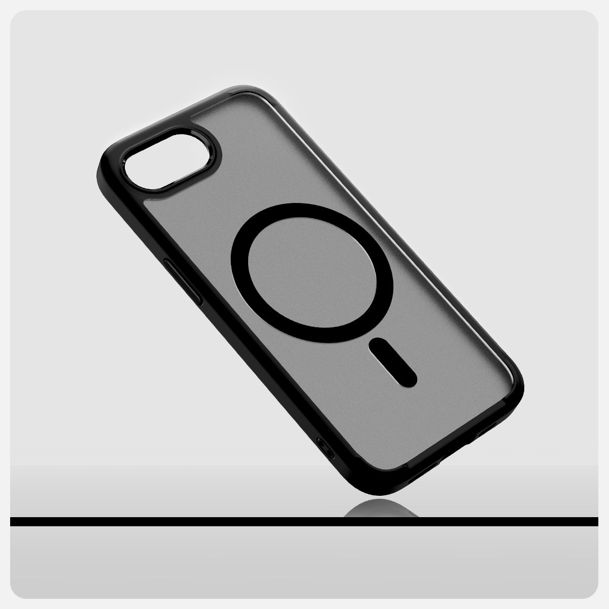 Spigen iPhone 17e and iPhone 16e Case – Ultra Hybrid MagFit – Frost Black – detail image 5