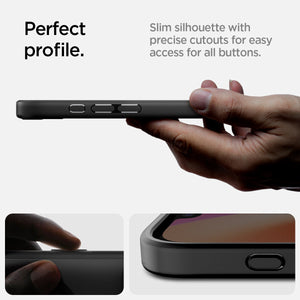 Spigen iPhone 17e and iPhone 16e Case – Ultra Hybrid MagFit – Frost Black – detail image 14