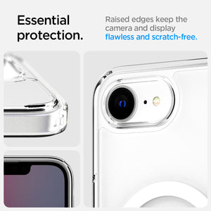 Spigen iPhone 17e and iPhone 16e Case – Ultra Hybrid MagFit – Frost White – detail image 12