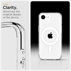 Spigen iPhone 17e and iPhone 16e Case – Ultra Hybrid MagFit – Clear White – detail image 10