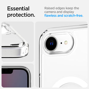 Spigen iPhone 17e and iPhone 16e Case – Ultra Hybrid MagFit – Clear White – detail image 12