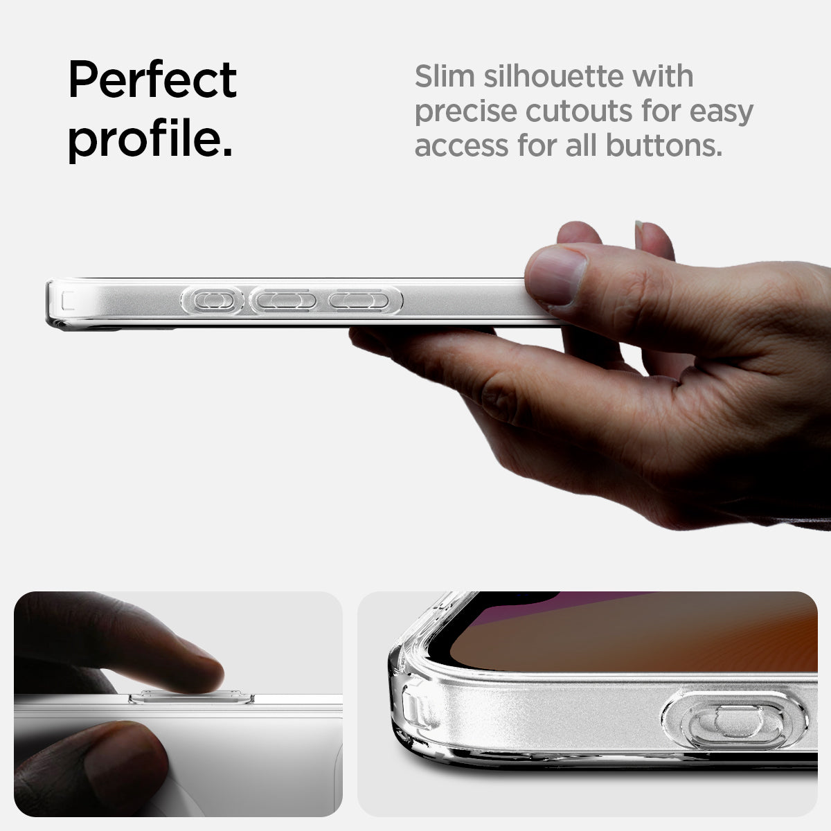 Spigen iPhone 17e and iPhone 16e Case – Ultra Hybrid MagFit – Clear White – detail image 13