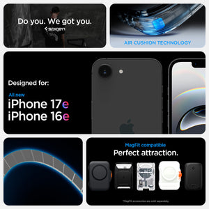 Spigen iPhone 17e and iPhone 16e Case – Ultra Hybrid MagFit – Carbon Fiber – detail image 14
