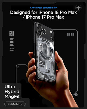 Spigen iPhone 18 Pro Max Ultra Hybrid Zero One (Mag Fit) - Zero One Black - image 7