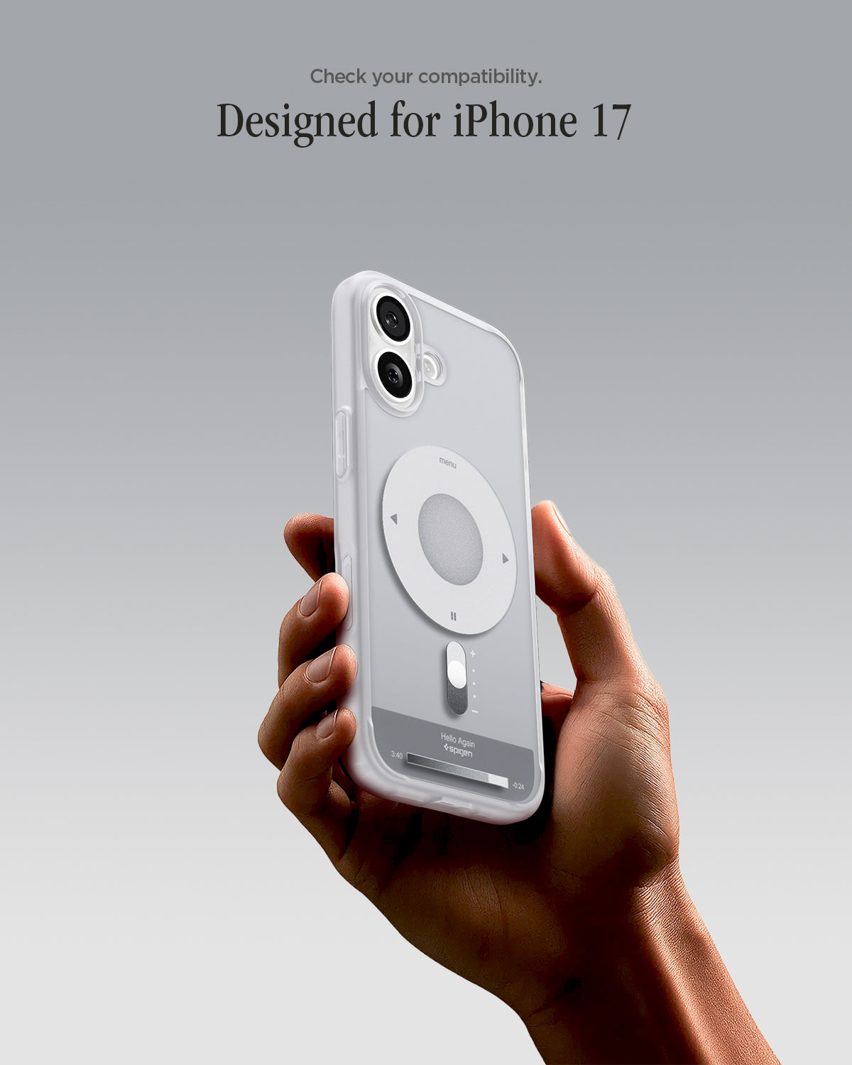 Spigen iPhone 17 Ultra Hybrid Classic MagFit case in Classic Silver - iPhone 17 compatibility confirmation