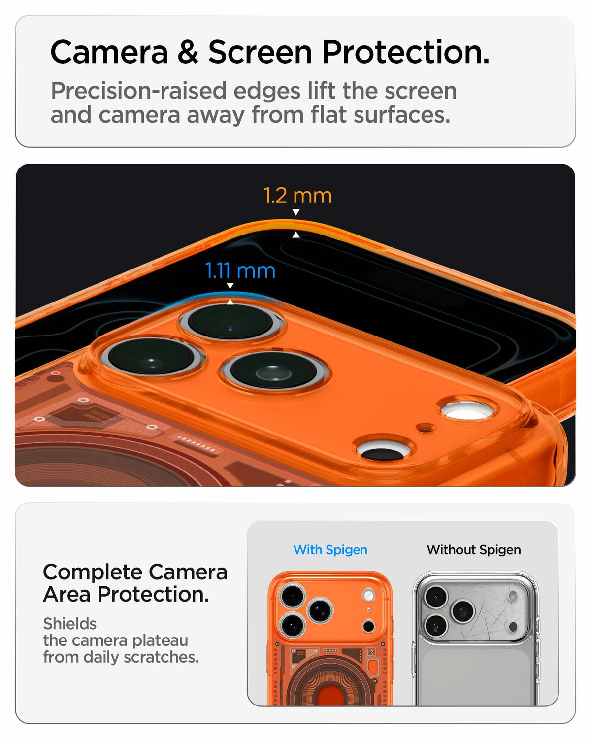 Spigen iPhone 18 Pro Max Ultra Hybrid C-One (Mag Fit) - C-One Tangerine - image 12